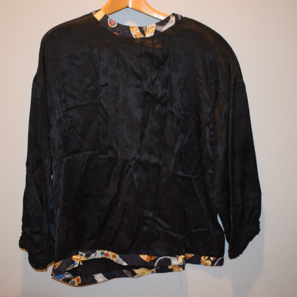Vintage Diane Freis 1980/90s Silk Blouse